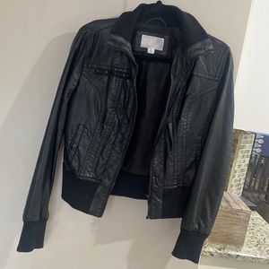 Leather jacket